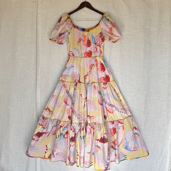 FARM Rio Multicolor Off-Shoulder Maxi Dress - Picture 9 of 16